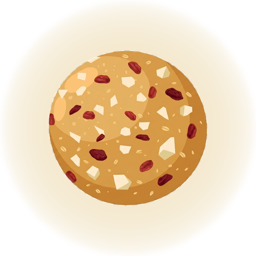 White Chocolate Cranberry Kyle's Power Ball